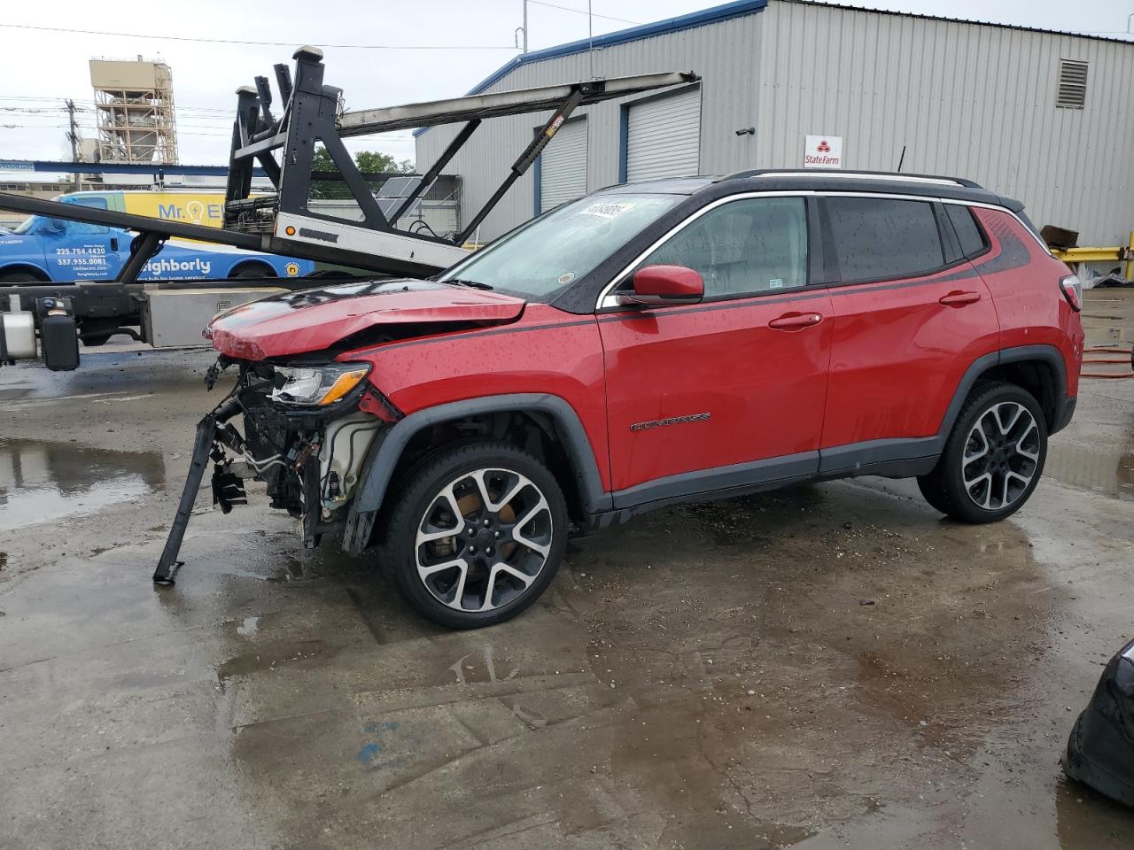 2018 Jeep Compass Limited en Venta en New Orleans, LA - Front End