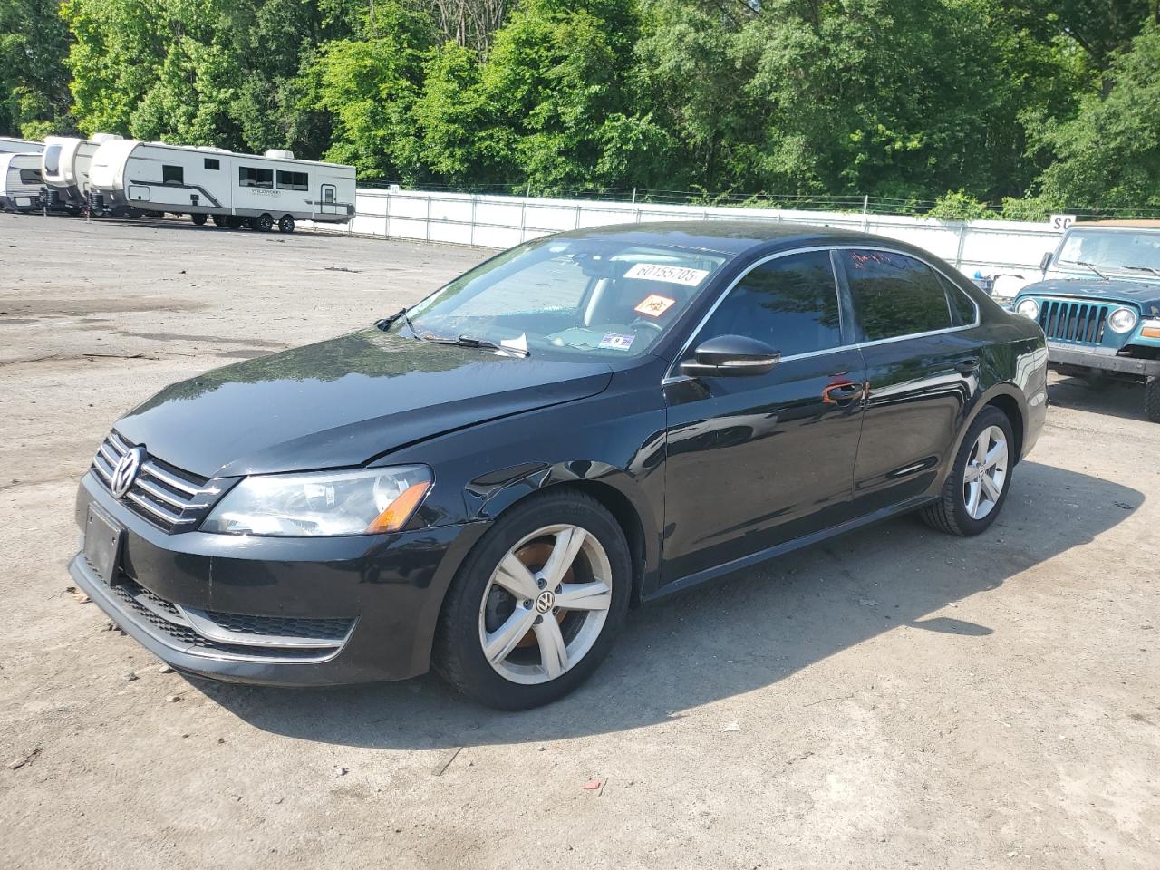 2012 Volkswagen Passat Se for Sale in Glassboro, NJ - Front End