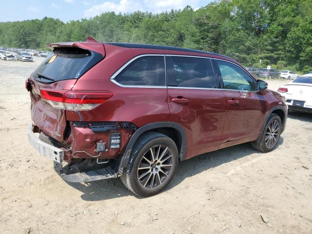  TOYOTA HIGHLANDER 2017 Бургунди