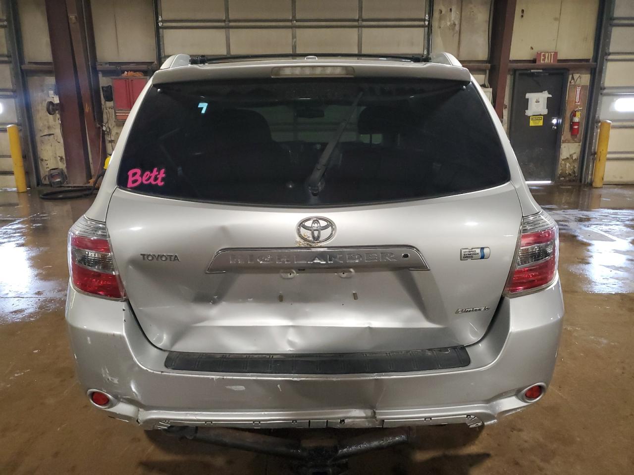 2009 Toyota Highlander Hybrid Limited VIN: JTEEW44A792028065 Lot: 61909215