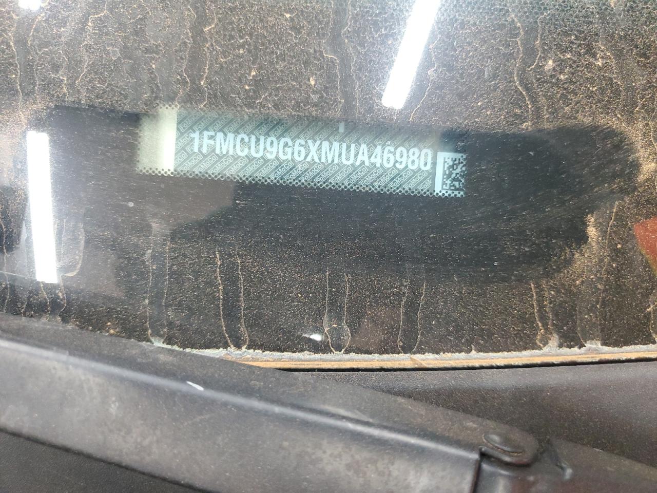 2021 Ford Escape Se VIN: 1FMCU9G6XMUA46980 Lot: 61693605