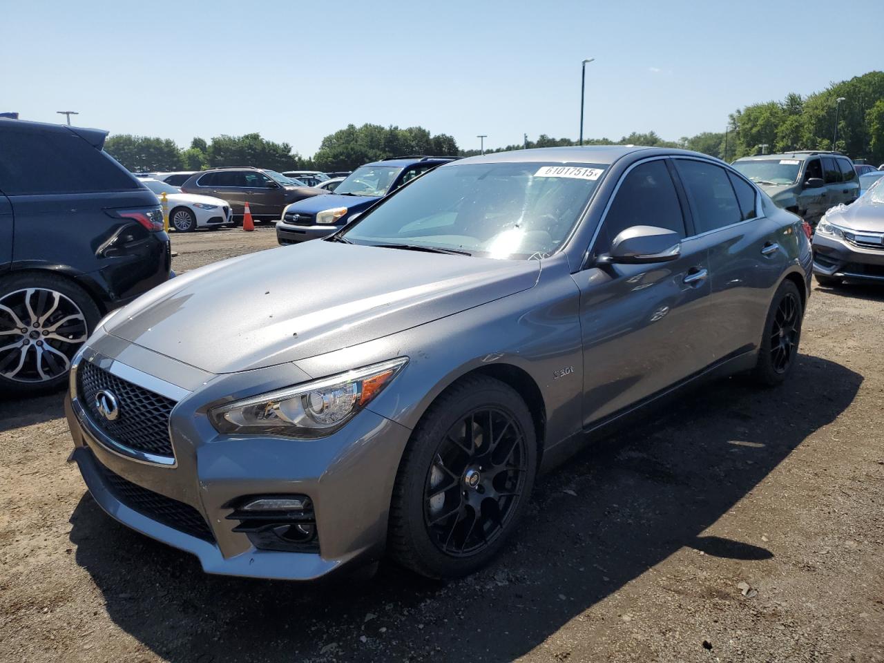 2016 Infiniti Q50 Red Sport 400 zu verkaufen in East Granby, CT - Undercarriage