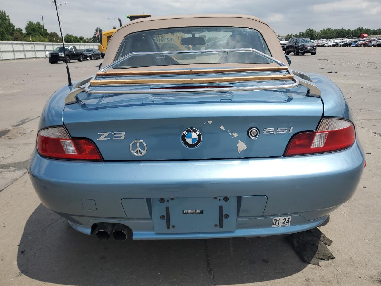 2002 BMW Z3 2.5 VIN: 4USCN33482LM05114 Lot: 62191605