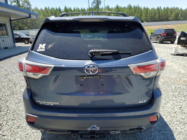 Parquets TOYOTA HIGHLANDER 2014 Granatowy