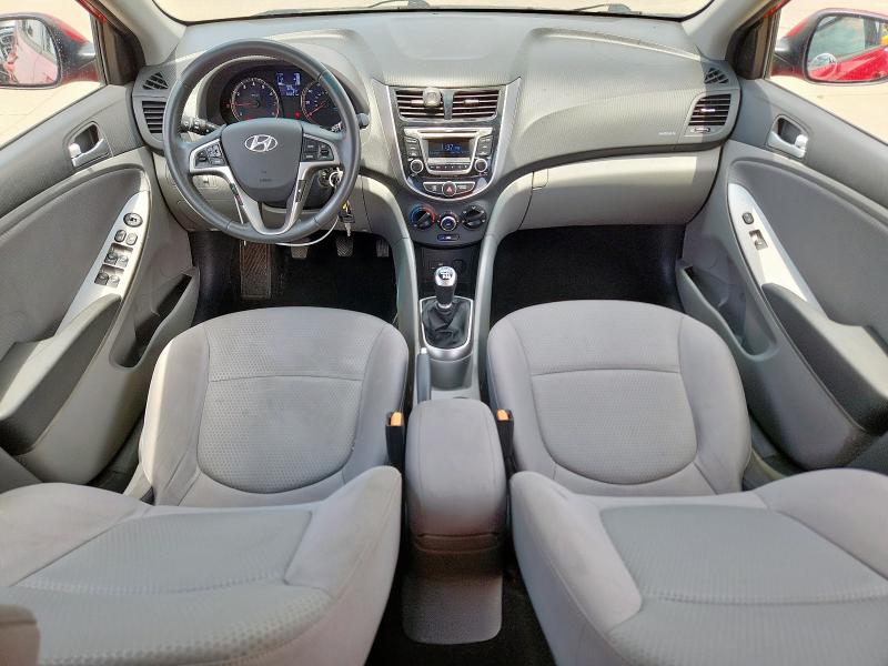  HYUNDAI ACCENT 2015 Червоний