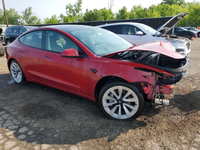  TESLA MODEL 3 2022 Czerwony