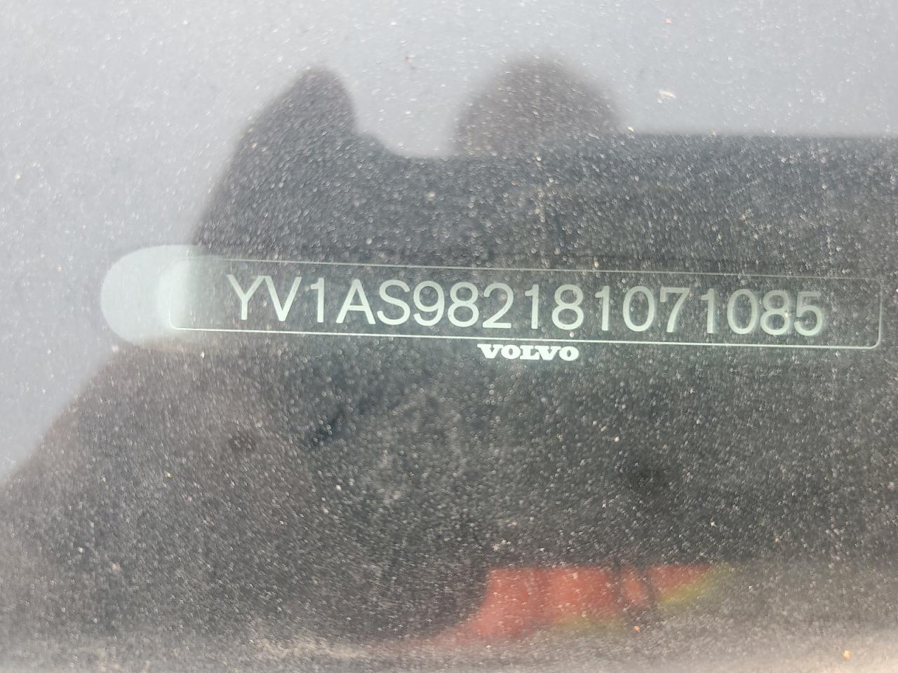 2008 Volvo S80 3.2 VIN: YV1AS982181071085 Lot: 59585005