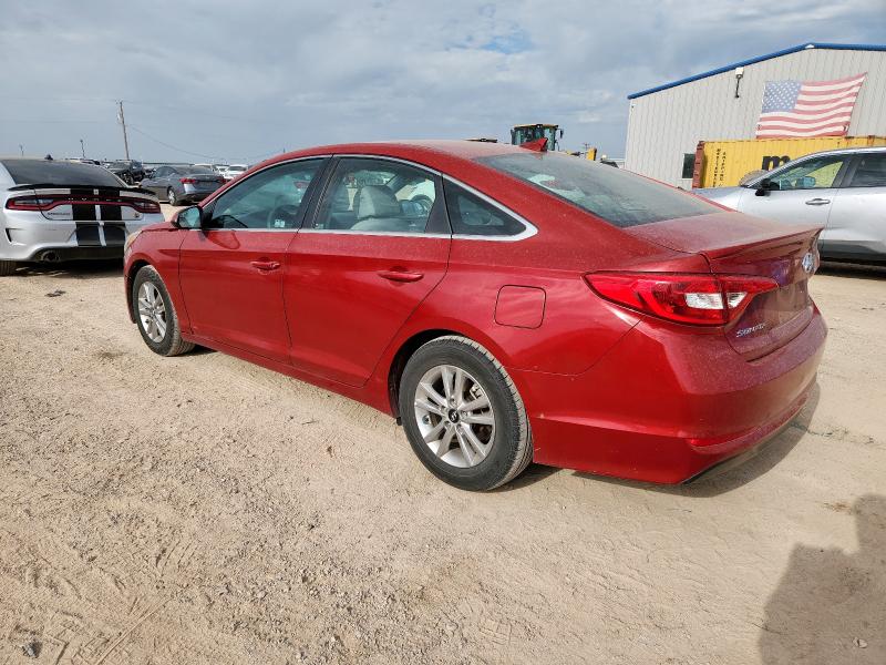  HYUNDAI SONATA 2017 Красный