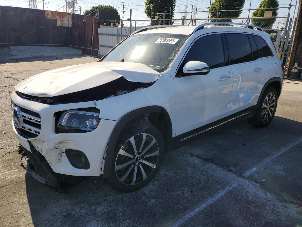 2022 Mercedes-Benz Glb 250 продається в Wilmington, CA - Front End