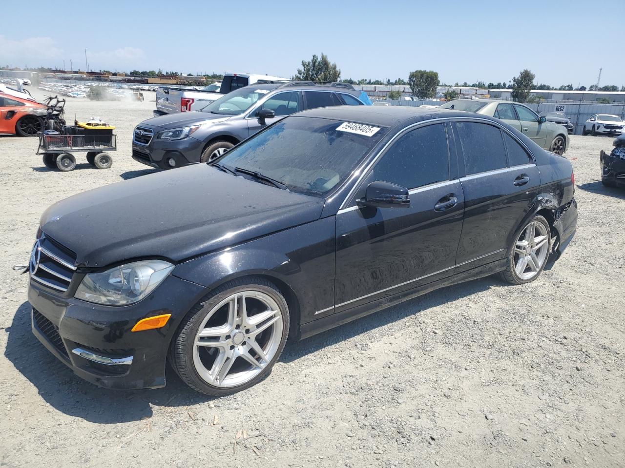 2014 Mercedes-Benz C 250   de vânzare în Antelope, CA - Rear End