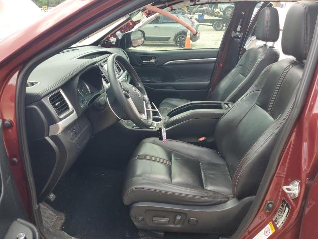  TOYOTA HIGHLANDER 2019 Burgundy