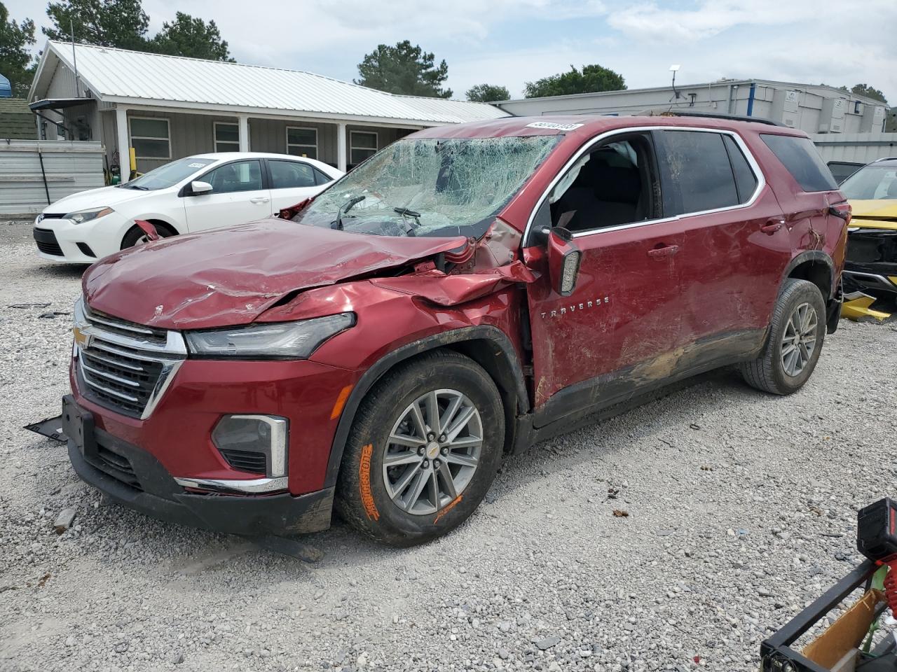 2023 Chevrolet Traverse Lt на продаже в Prairie Grove, AR - Rollover