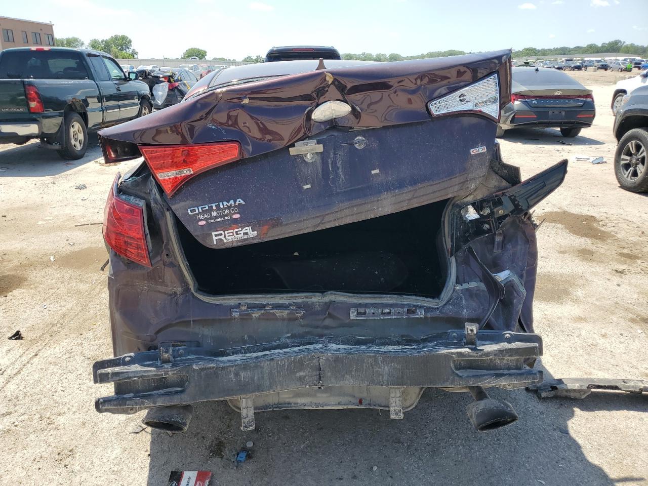 2013 Kia Optima Lx VIN: 5XXGM4A70DG218076 Lot: 61591045