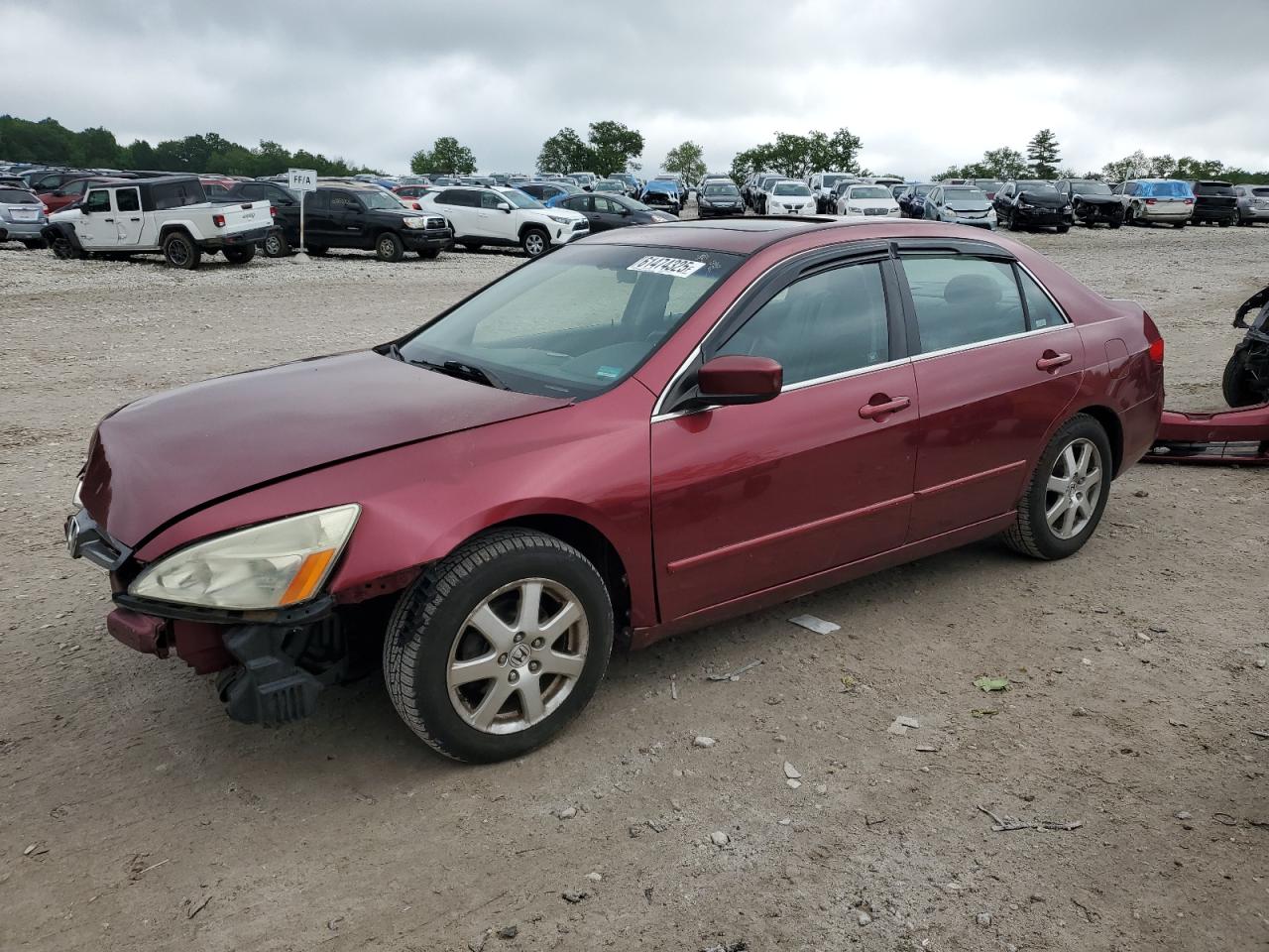 2005 Honda Accord Ex brown null gas 1HGCM66505A058555 photo #1