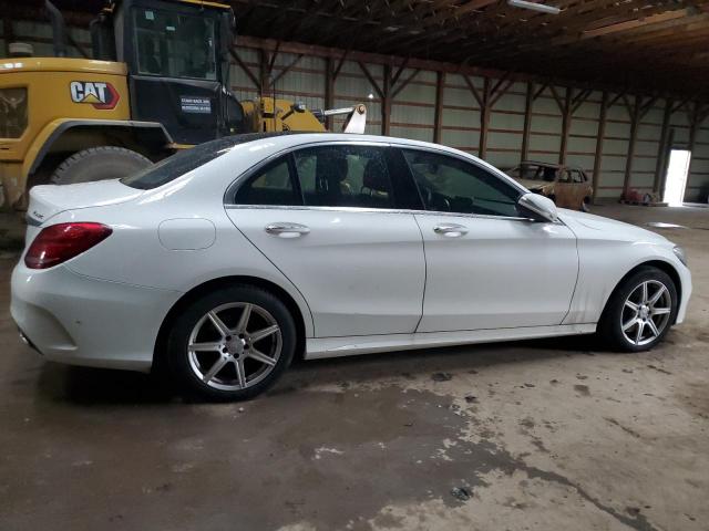 Sedans MERCEDES-BENZ C-CLASS 2015 Biały
