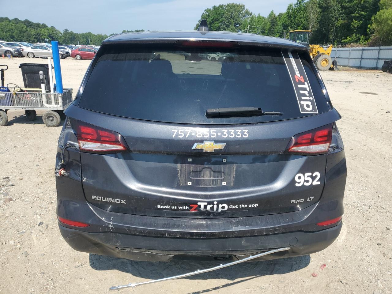 2022 Chevrolet Equinox Lt VIN: 2GNAXUEV4N6155863 Lot: 61507185