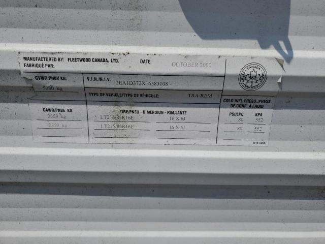 2001 FLEETWOOD TERRY  