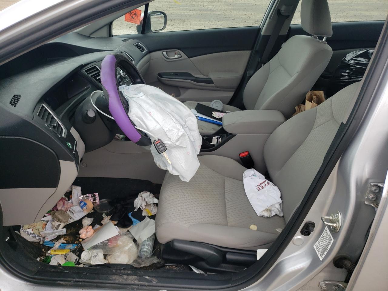 2015 Honda Civic Lx VIN: 19XFB2F54FE278144 Lot: 61192555