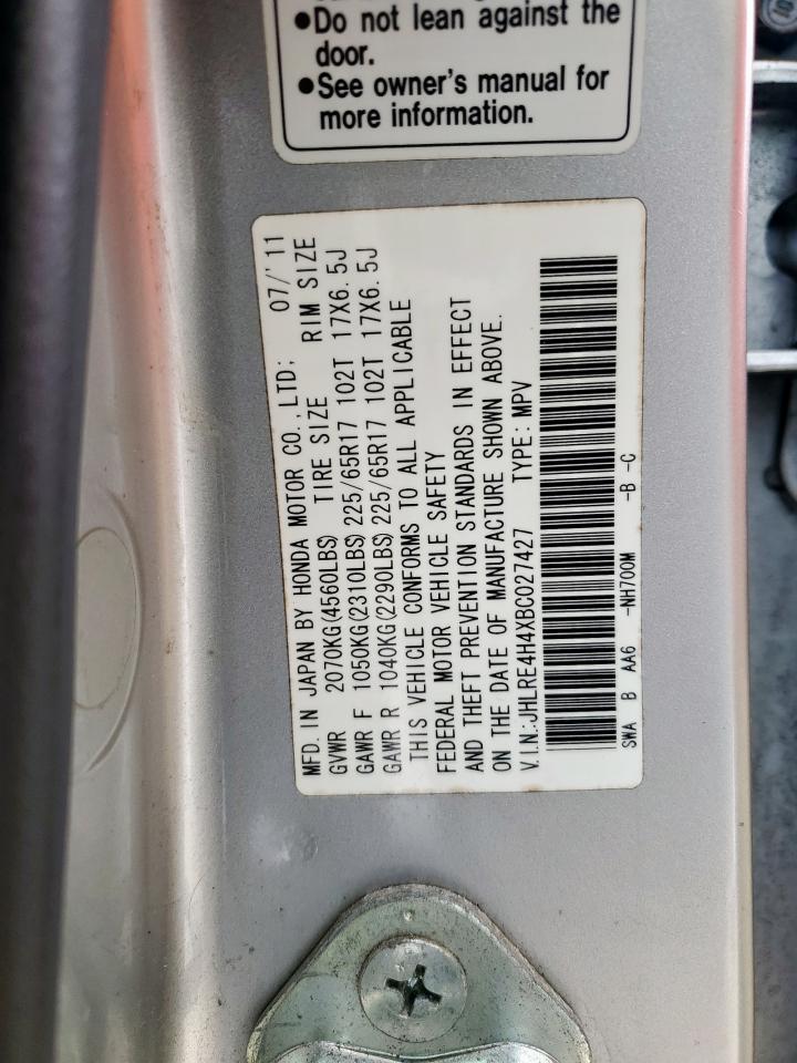 2011 Honda Cr-V Se VIN: JHLRE4H4XBC027427 Lot: 61778085