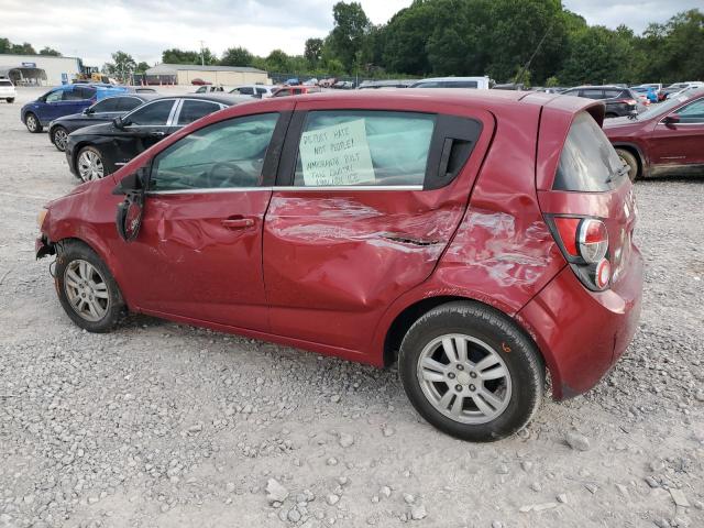 Hatchbacks CHEVROLET SONIC 2013 Czerwony