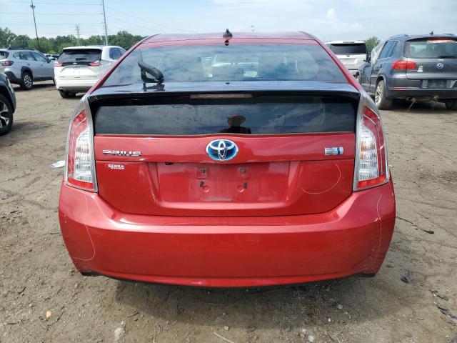  TOYOTA PRIUS 2012 Красный