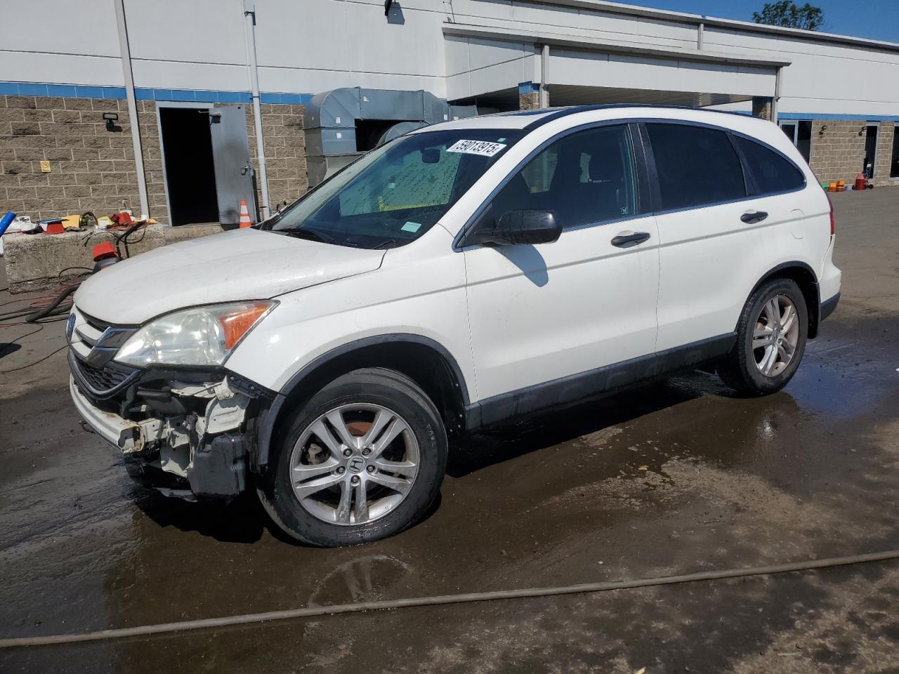 2010 Honda Cr-V Ex white null gas 5J6RE4H50AL033039 photo #1