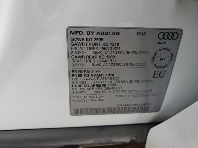 2019 AUDI SQ5 PREMIUM  