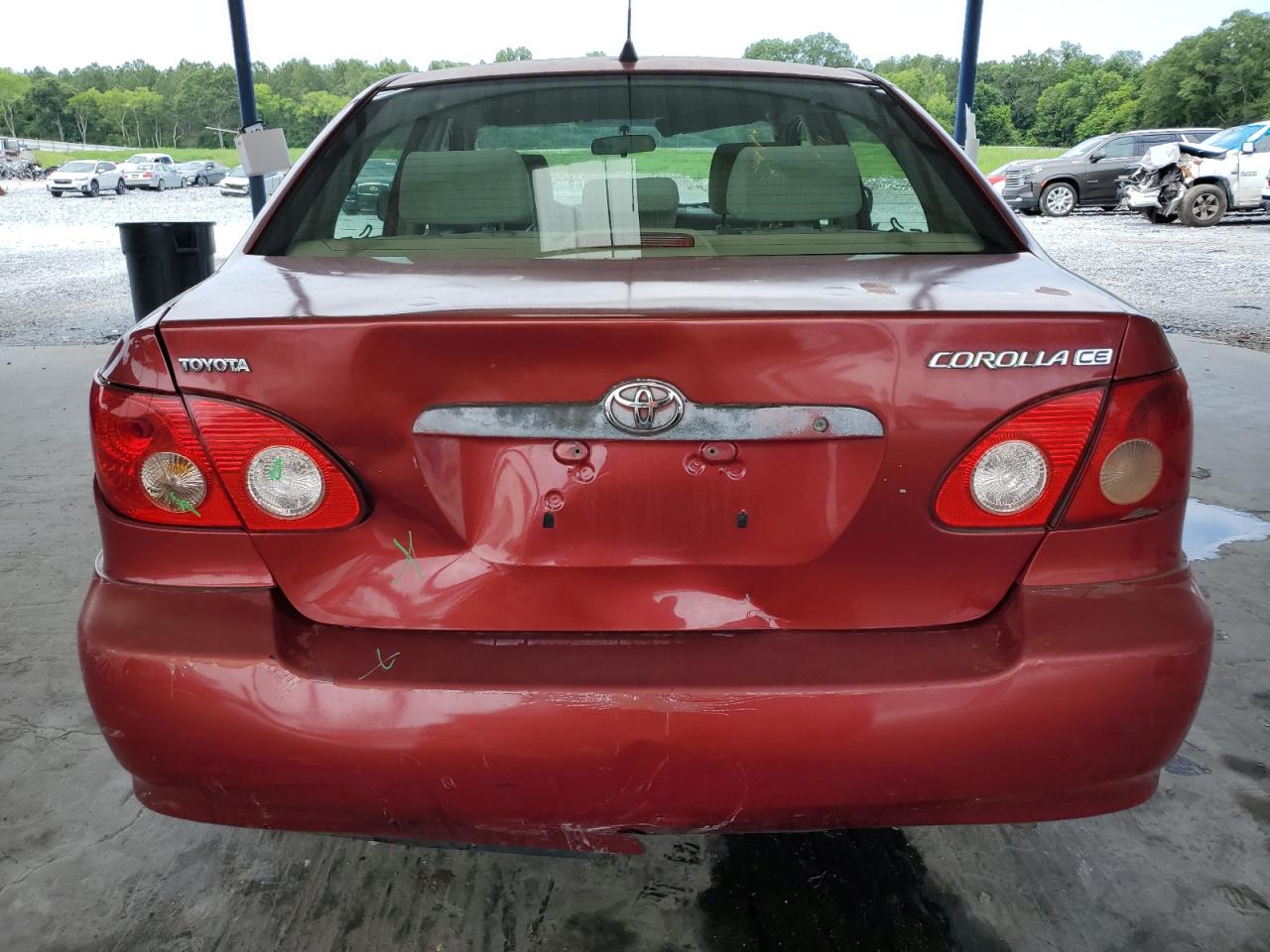 TOYOTA COROLLA 2006 VIN JTDBR32EX60094552 фото 6