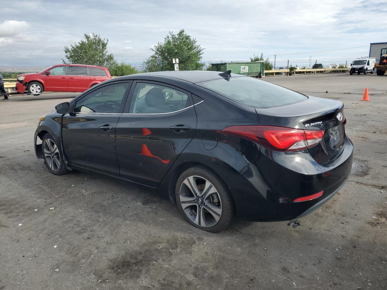 HYUNDAI ELANTRA 2014 VIN KMHDH4AH4EU133880 фото 2