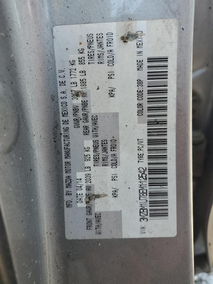 2014 Mazda 3 Sport VIN: 3MZBM1U78EM112542 Lot: 62743905
