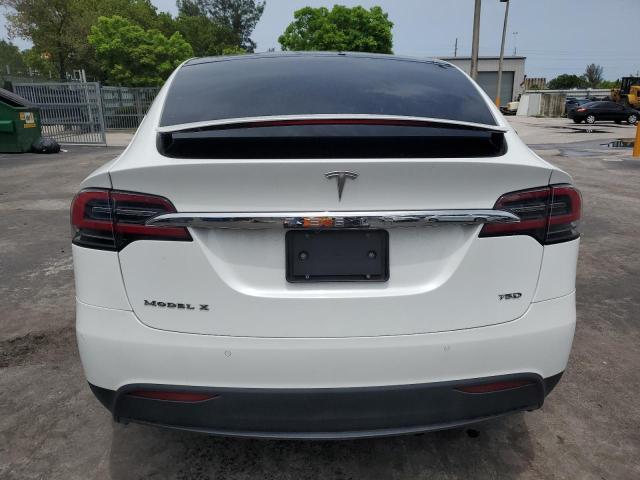 TESLA MODEL X 2017 Biały