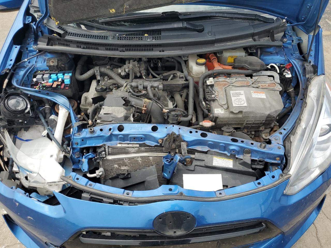 2015 Toyota Prius C VIN: JTDKDTB3XF1115195 Lot: 61012915