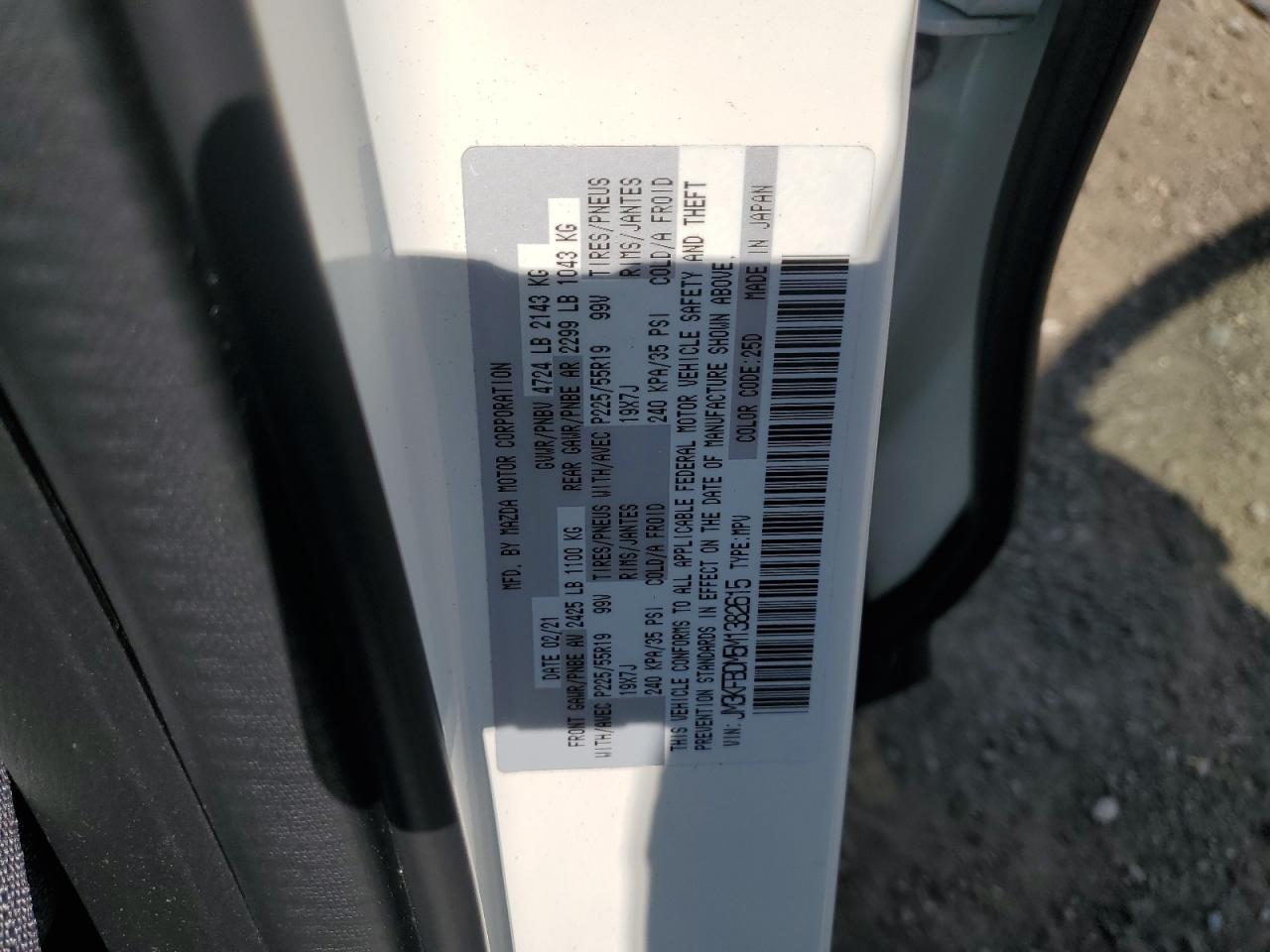 2021 Mazda Cx-5 Grand Touring VIN: JM3KFBDM5M1382615 Lot: 62629065