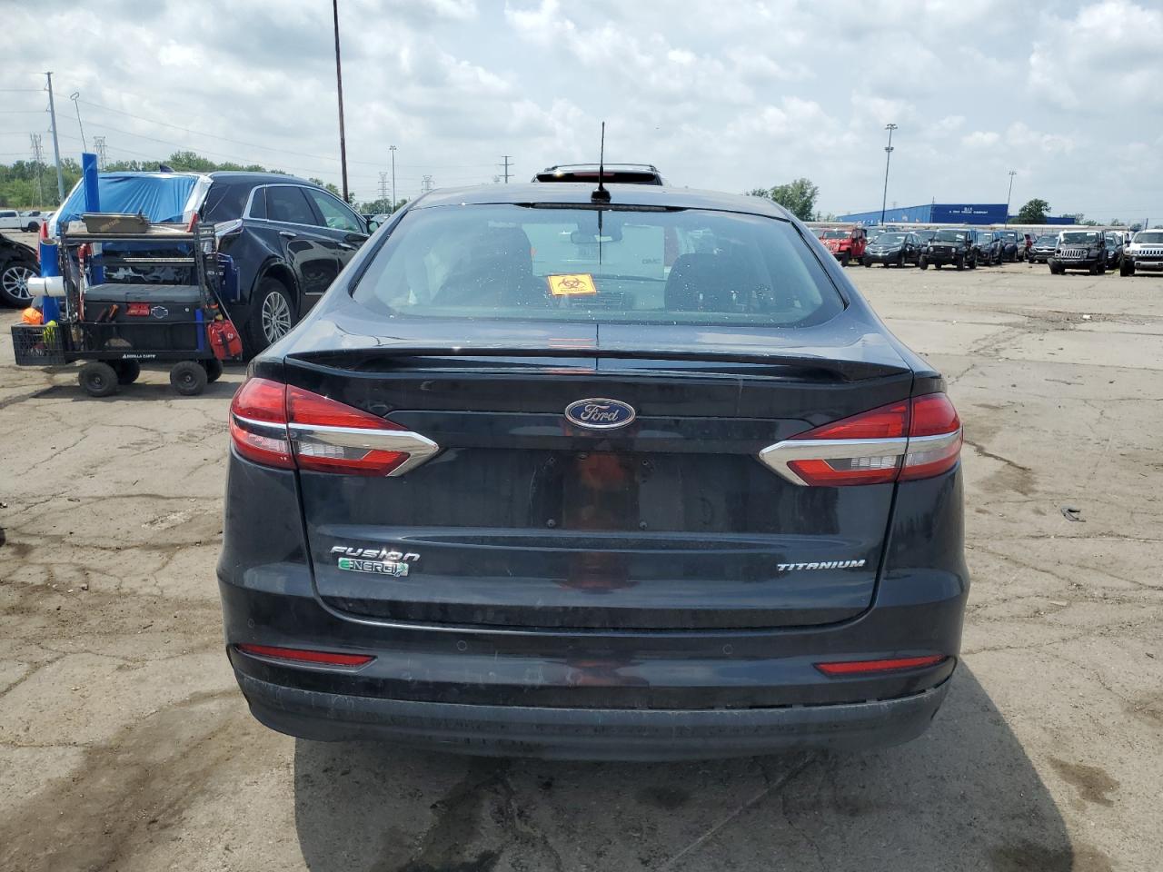 2019 Ford Fusion Titanium VIN: 3FA6P0SU1KR236140 Lot: 58621895