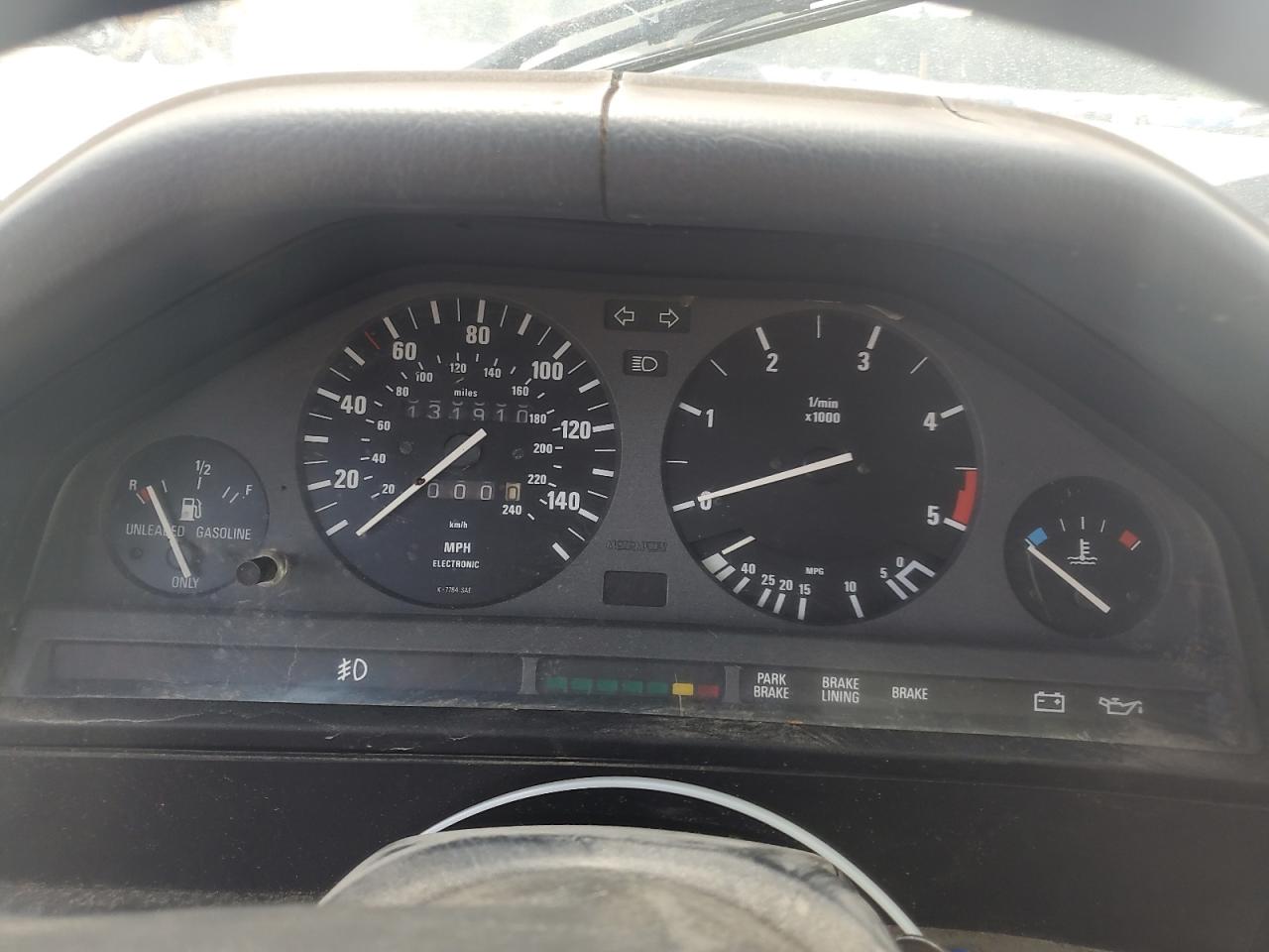 1986 BMW 325 E VIN: WBAAB5405G9687579 Lot: 62355815