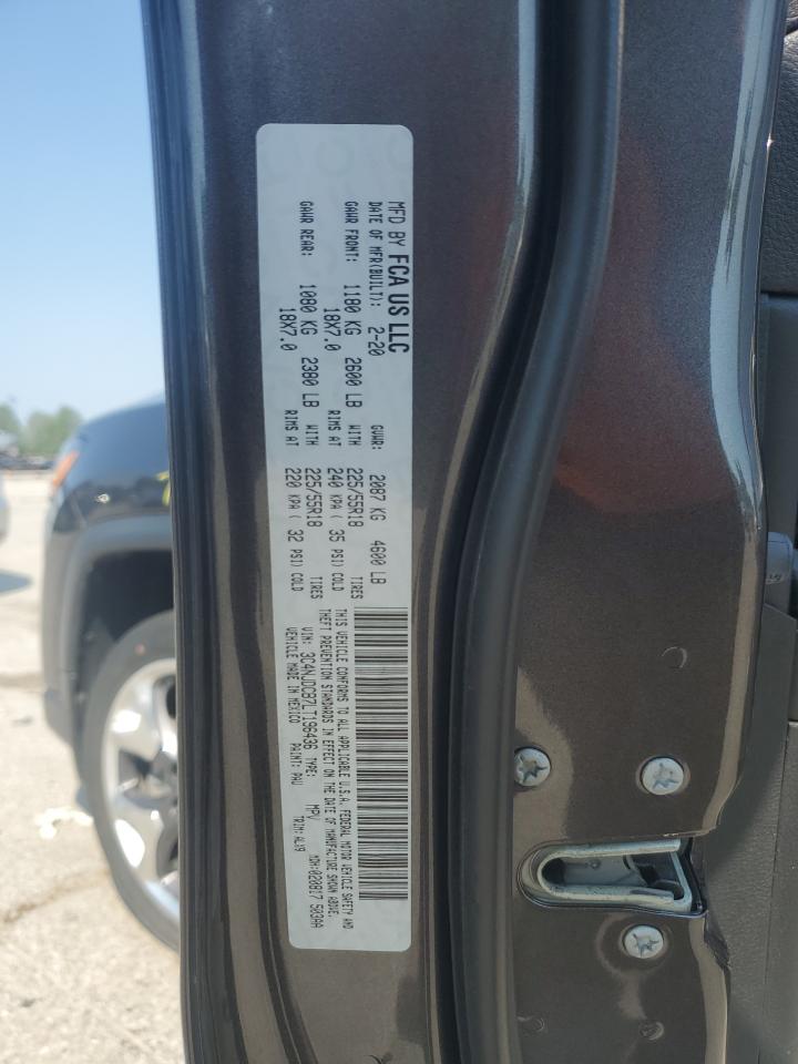 2020 Jeep Compass Limited VIN: 3C4NJDCB7LT196436 Lot: 60082405