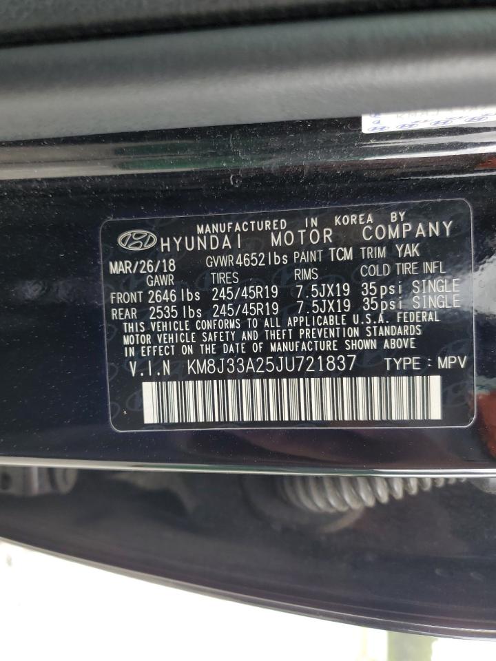 2018 Hyundai Tucson Value VIN: KM8J33A25JU721837 Lot: 62382505
