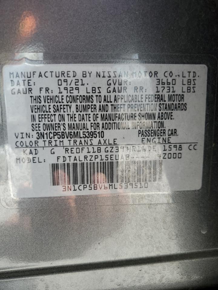 NISSAN KICKS 2021 VIN 3N1CP5BV6ML539510 photo 14