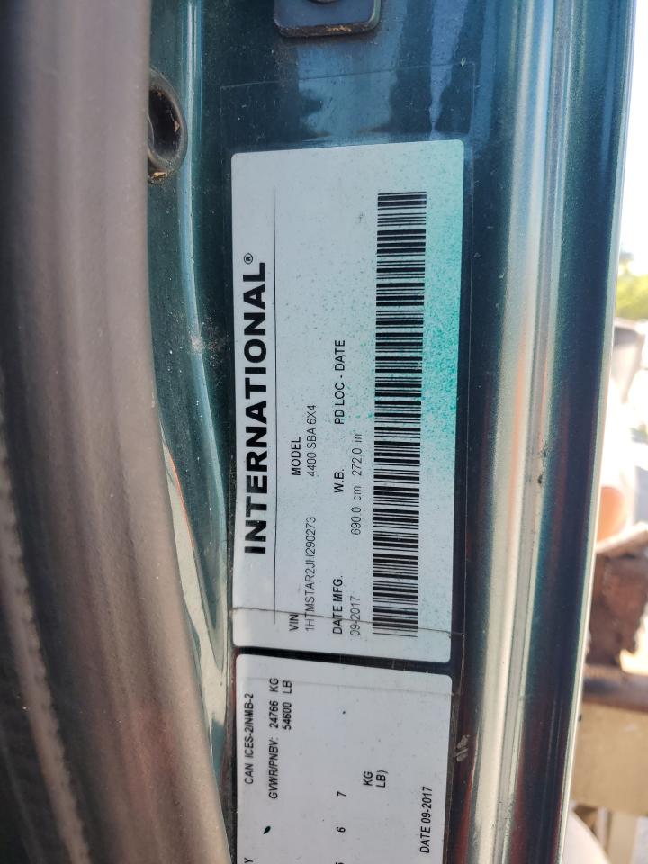 2018 International 4000 4400 VIN: 1HTMSTAR2JH290273 Lot: 64337325