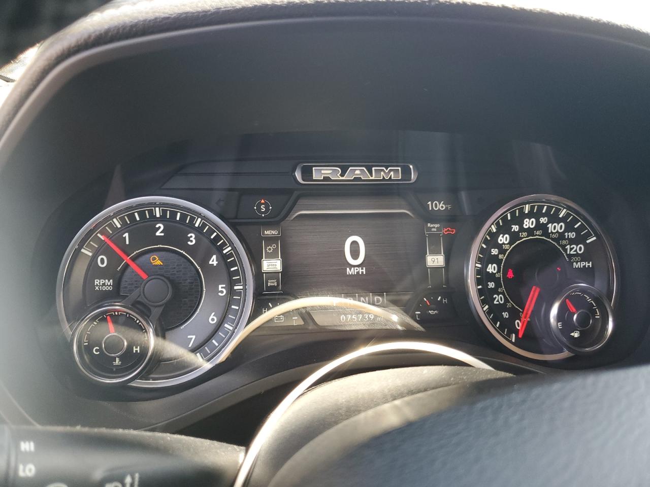 2019 Ram 1500 Laramie VIN: 1C6SRFJT0KN517855 Lot: 60310435