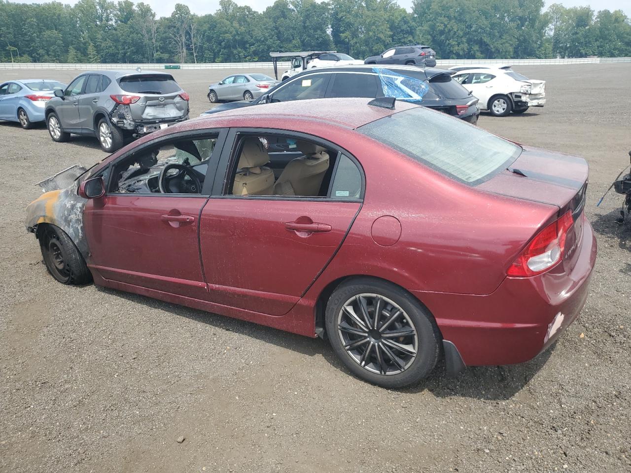 HONDA CIVIC 2009 VIN 1HGFA16539L014133 zdjęcie 2