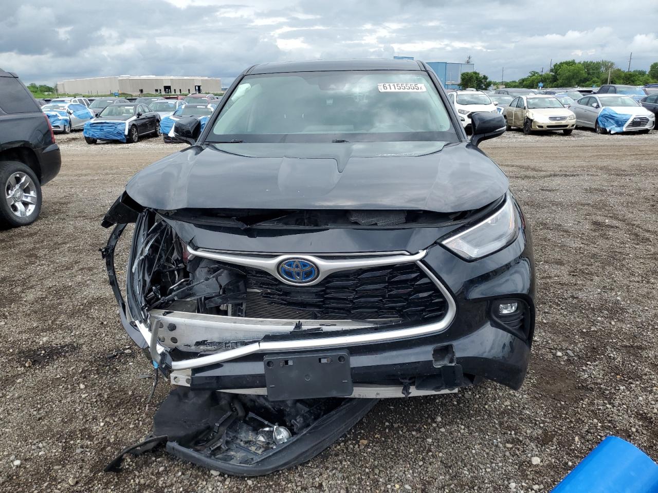 2022 Toyota Highlander Hybrid Le VIN: 5TDBBRCH7NS548509 Lot: 61155555