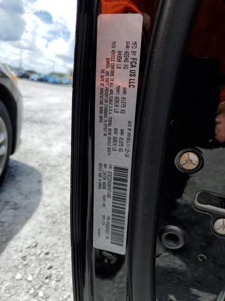 2019 Dodge Challenger Sxt VIN: 2C3CDZAGXKH571466 Lot: 62383305