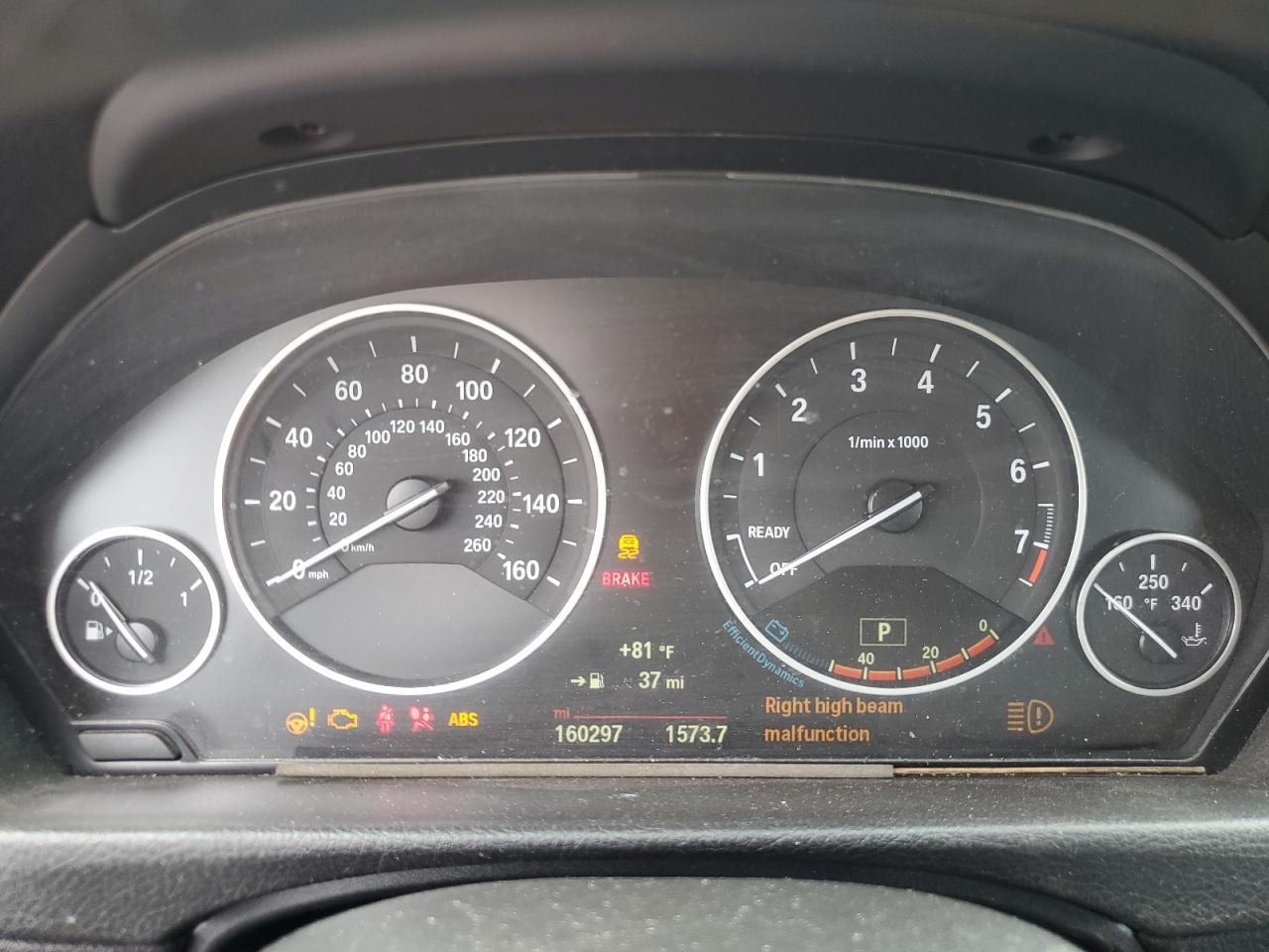 2015 BMW 328 Xi Sulev VIN: WBA3B5C51FF963164 Lot: 63564395