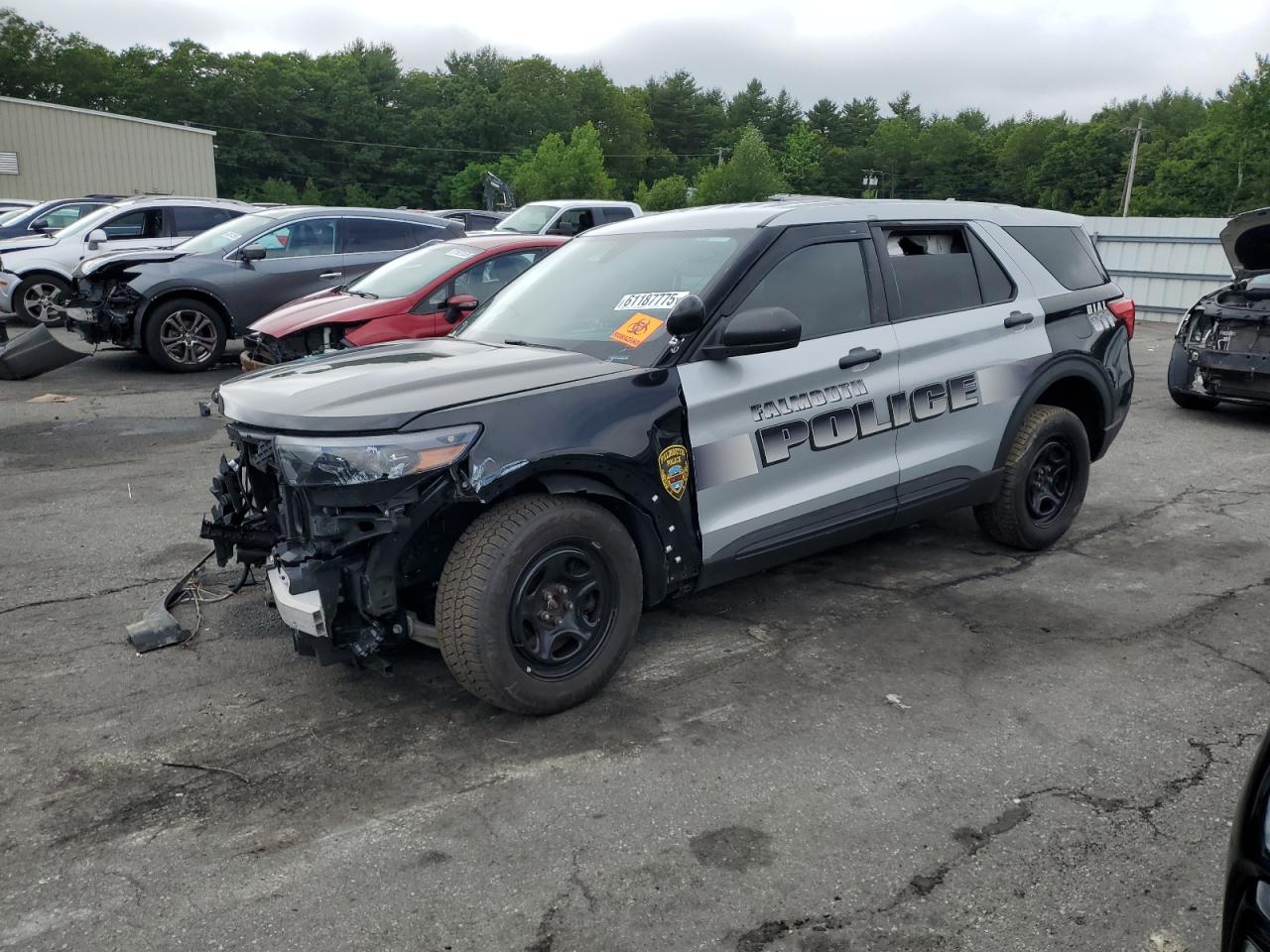 2021 Ford Explorer Police Interceptor zu verkaufen in Exeter, RI - All Over