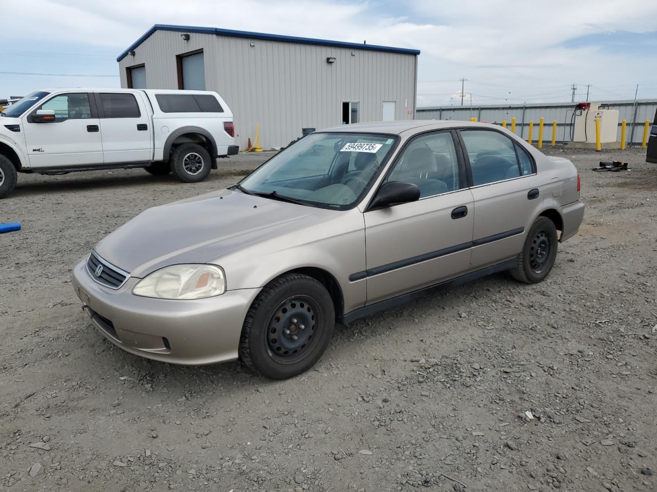 2000 Honda Civic Dx zu verkaufen in Airway Heights, WA - Front End