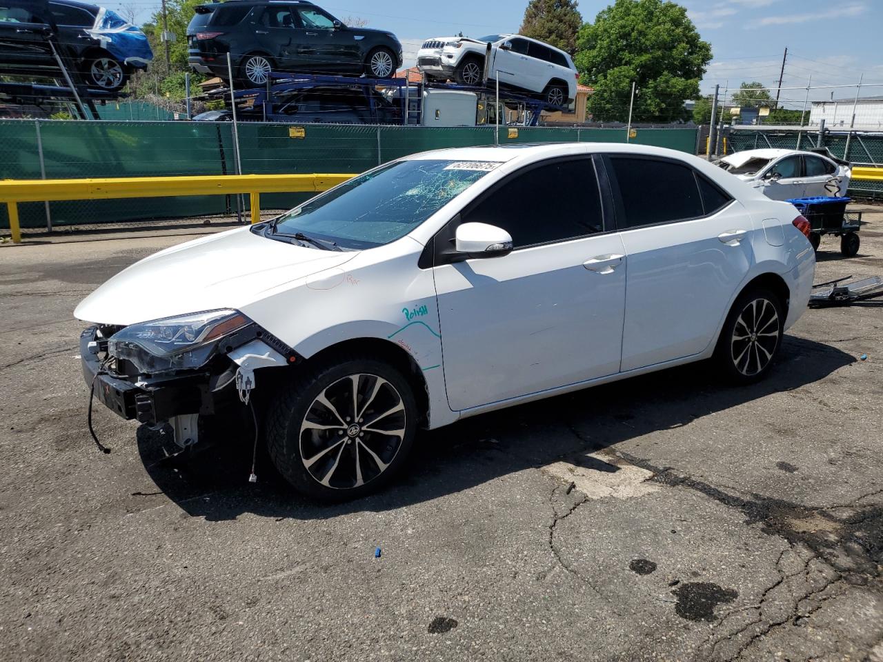 TOYOTA COROLLA 2018 VIN 5YFBURHE3JP754647