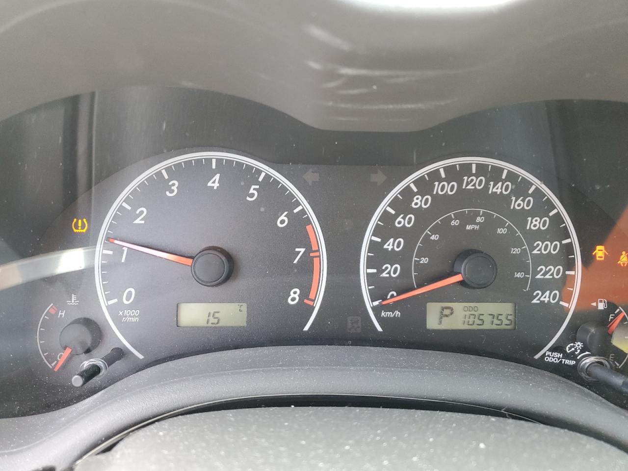 TOYOTA COROLLA 2010 VIN 2T1BU4EE4AC323273 zdjęcie 9