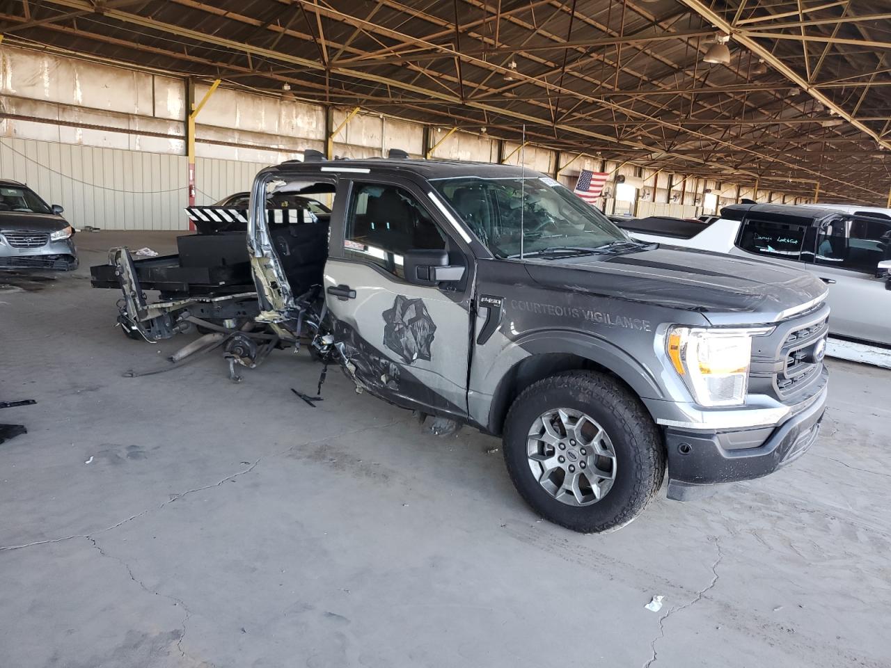 FORD F150 2023 VIN 1FTFW1P82PKD68012 photo 4