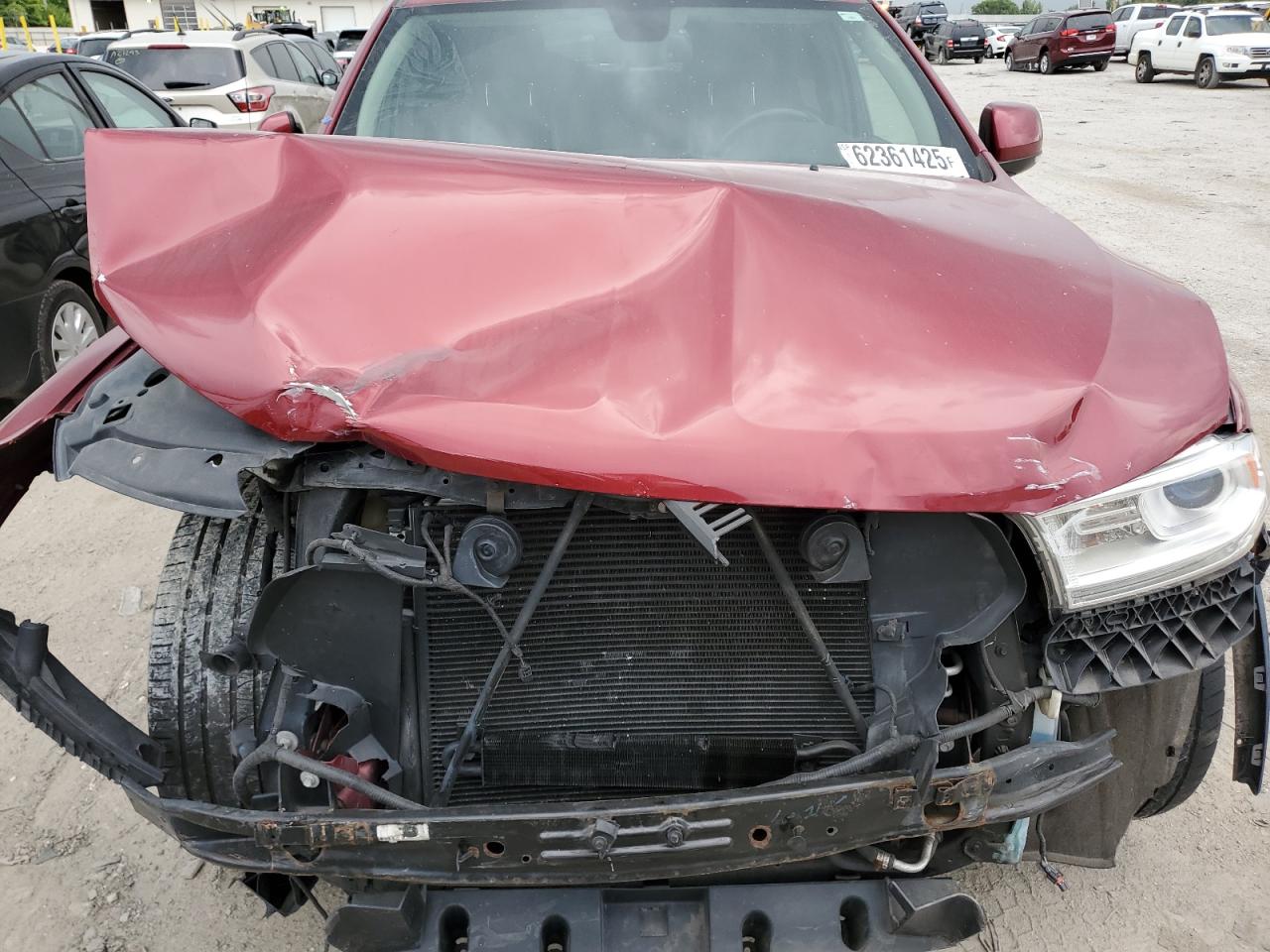 2014 Dodge Durango Limited VIN: 1C4RDJDG5EC278617 Lot: 62361425